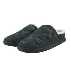 TOMS | Women's Sage Slipper | Deep Forest Camouflage Matte | Size 6